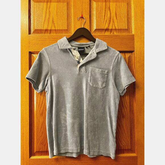 Barbour Fluffy Baby Blue Polo - Picture 4 of 4